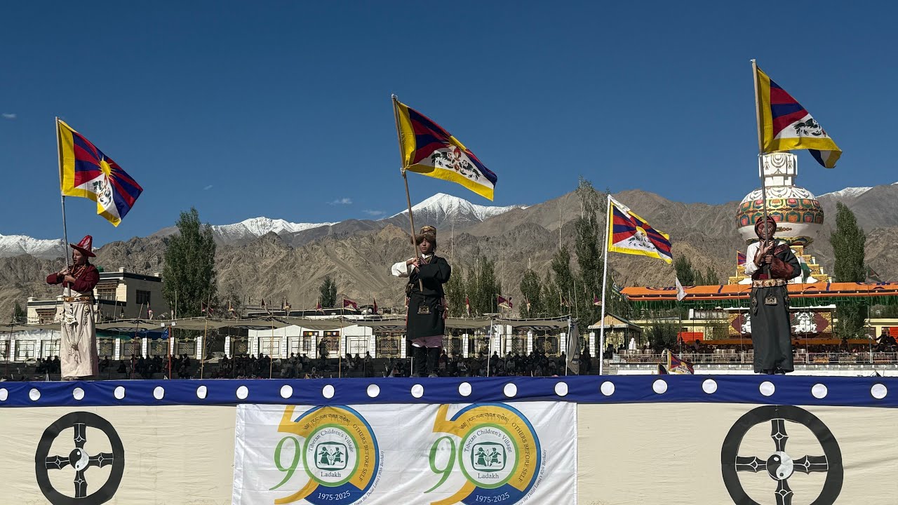 Rem,walk with Tibetan traditional dress, ￼TCV ||Ladakh celebration, ||Golden Jubilee// 2 