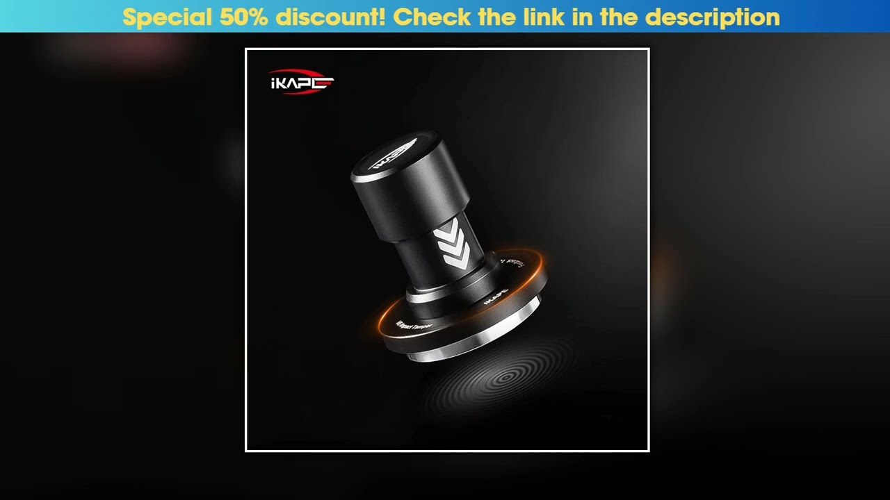 IKAPE V6 Impact Coffee Tamper 30lbs 58mm Constant Pressure Espresso Tamper 54mm Breville