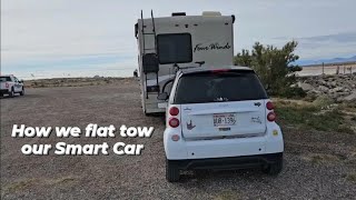 How we flat tow our Smart Car
