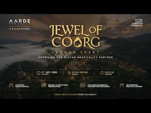 Jewel Of Coorg 5 Star Resort Launch