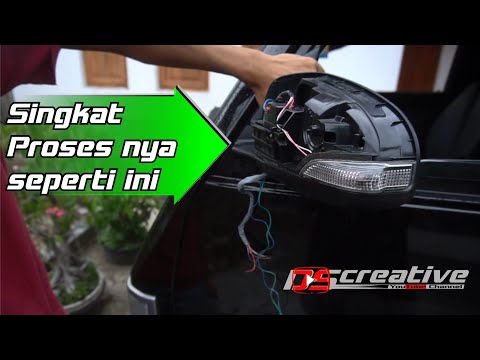 intip pemasangan spion sigra / calya retract ke pick up mitsubishi L300 #upgrade