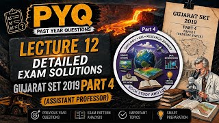 Gujrat set 2019 question paper analysis part 4 for other geology exams #geology #set 