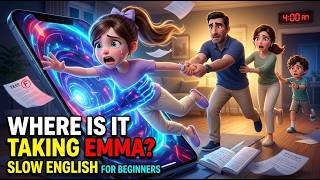 Información English Listening Practice (A1-A2) | Live Session  | 📱 Emma is Trapped in Her Phone | Slow English Guía