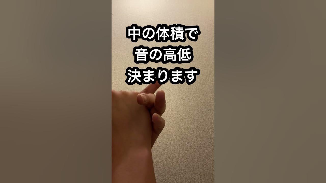 手笛やり方30秒講座パート2 メロディ Shorts ハンドオカリナ ハンドフルート Handflute 手笛 やり方 吹き方 音程 Youtube