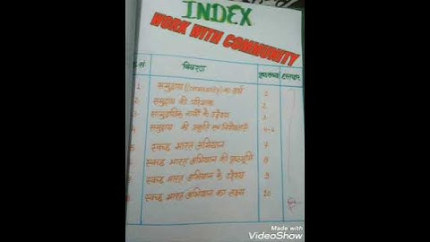 B.Ed 2nd Year "Work With Community"File #bed #ccsu #assignment #exam #practical #up #freefire #file