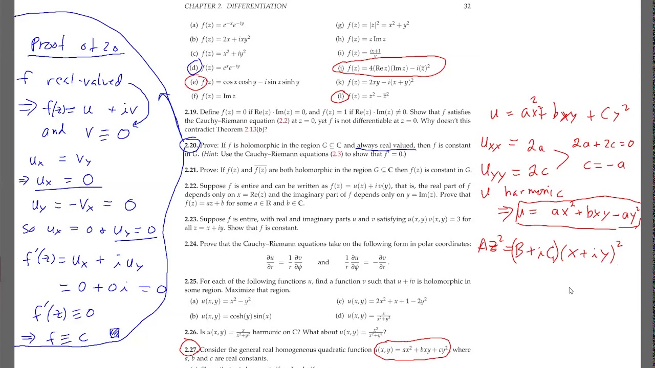 Complex Analysis 2d Youtube