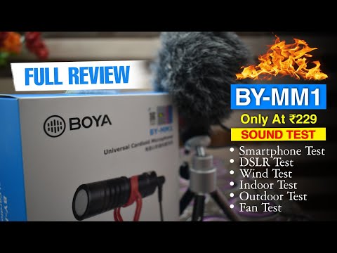 BOYA BY-MM1 Review & Sound Test - Cheap & Best Shotgun Mic For YouTube Creators | 2021-22