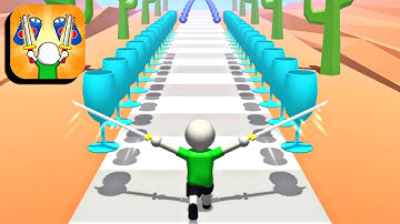 Twin Blade Slicer - All Levels 17-18 Gameplay (iOS,Android)