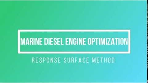 Diesel Engine Optimization Using Response Surface Method (RSM)