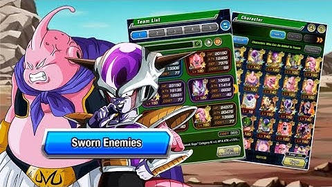 THE SWORN ENEMIES CATEGORY: TEAM BUILDING GUIDE: BUILD OF THE WEEK: DBZ DOKKAN BATTLE