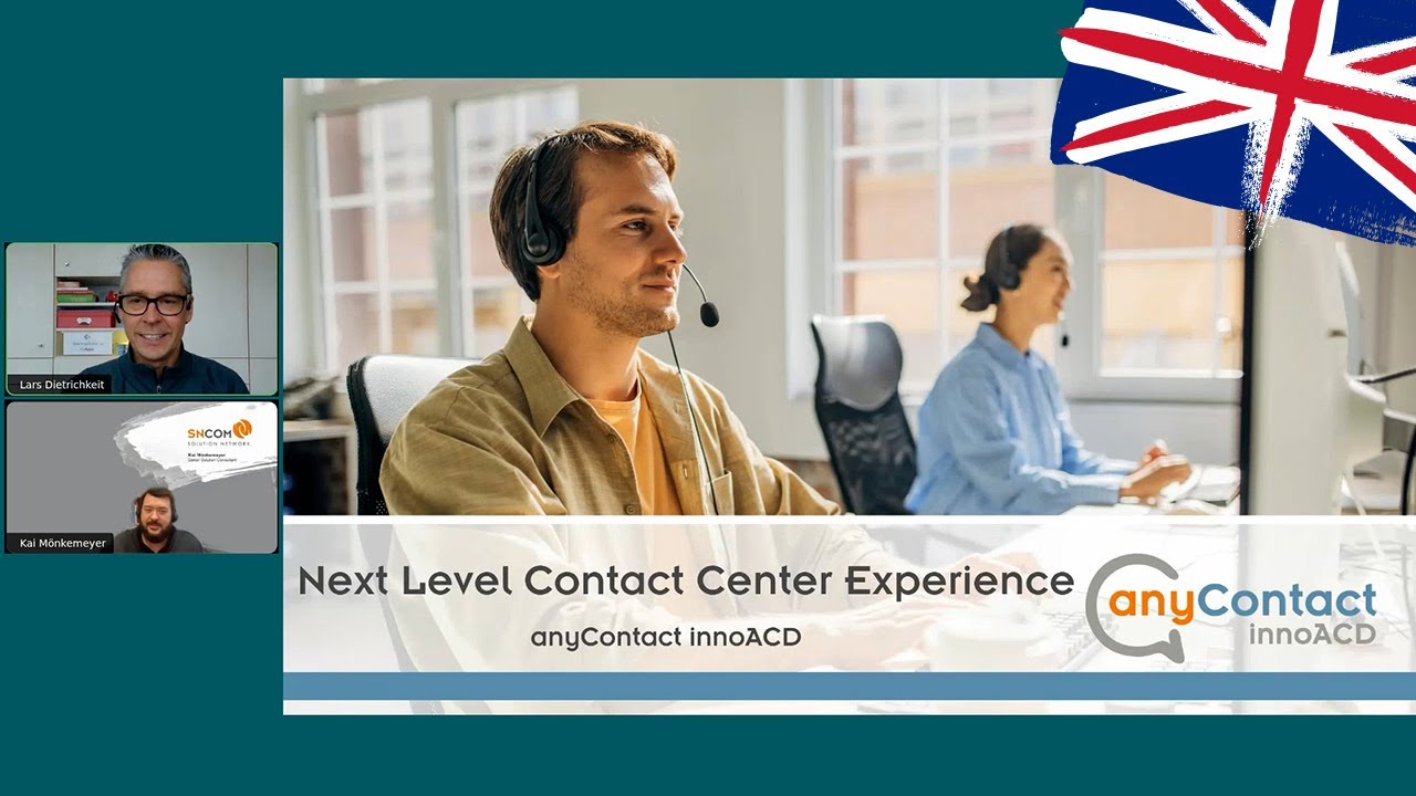 Вебинар: SNcom GmbH: Опыт работы контакт-центра – innoACD V2 - партнерские приложения innovaphone...