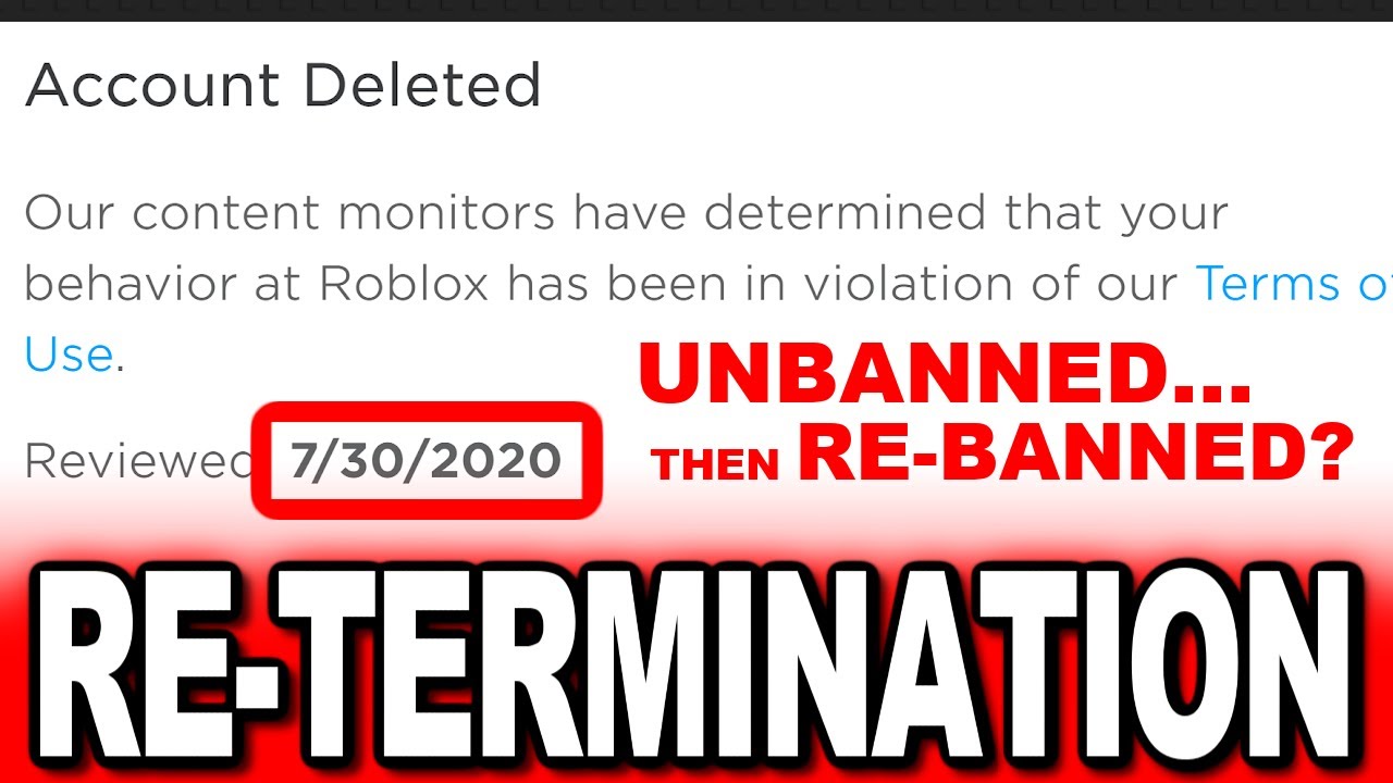 How long does the Roblox moderation team review a terminated