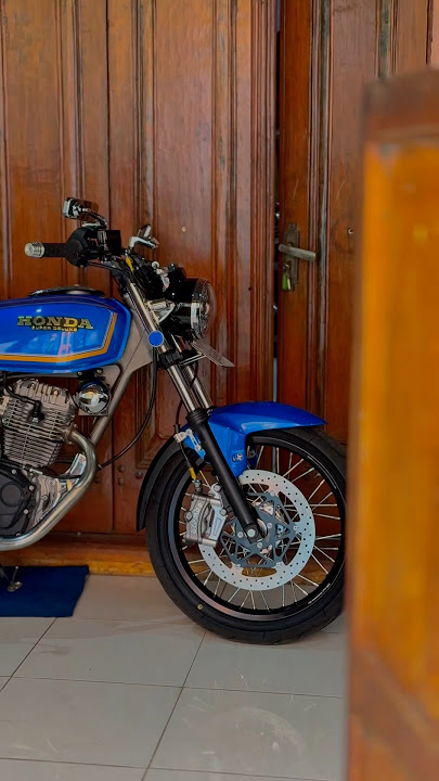 Gl100 steel blue done ✅ #gl100 #gl100inspirasi #gl100modifikasi #motor #motorcycle #tumbasmotor