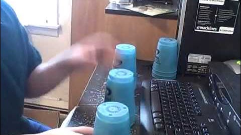 My first Sport Stacking video filmed.