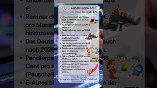 nderungen 2026 In Deutschland Mindestlohn Kindergeld Steuern  Das ndertshort shorts
