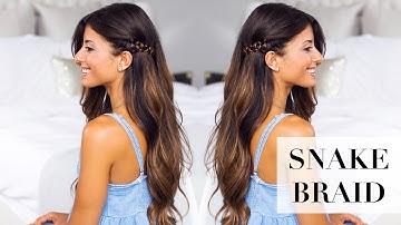Snake Braid Hair Tutorial