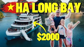 Is this $2000 Ha Long Bay LUXURY CRUISE really worth it? (Vietnam) 🇻🇳