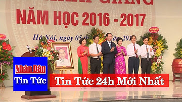 Chủ tịch nước Trần Đại Quang dự Lễ khai giảng tại Trường THPT Chuyên Hà Nội - Amsterdam