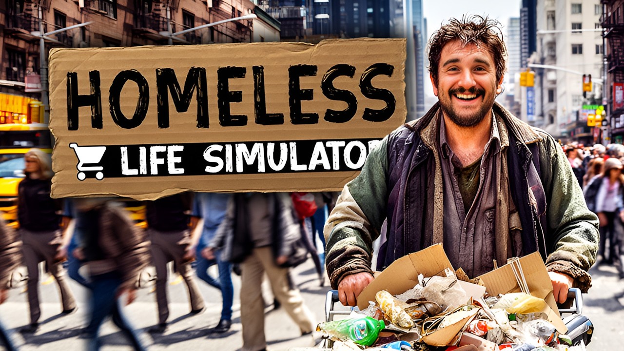 PRZEGRAŁEM WSZYSTKO W KASYNIE!? | HOMELESS LIFE SIMULATOR