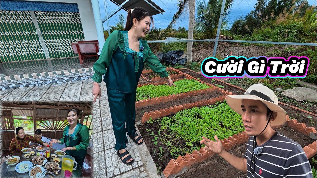 Coi Lại Vường Rau Và Mỹ Linh Nấu Nồi Hủ Tiếu Cho Gia Đình Sau Bao Ngày Không Ra Video