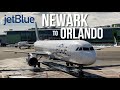 My First Flight with JetBlue! | EWR - MCO | A321 Economy