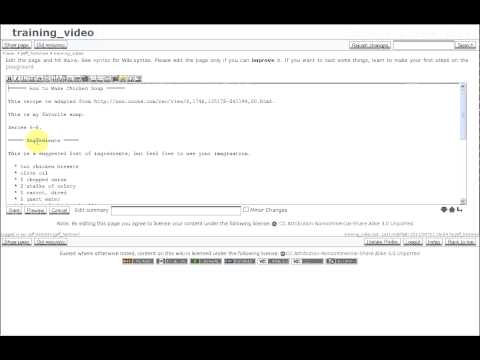 Travis County Clerk Wiki Training Video 4: Lists and Links