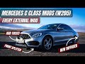 Every external mod  mercedes c class mods w205