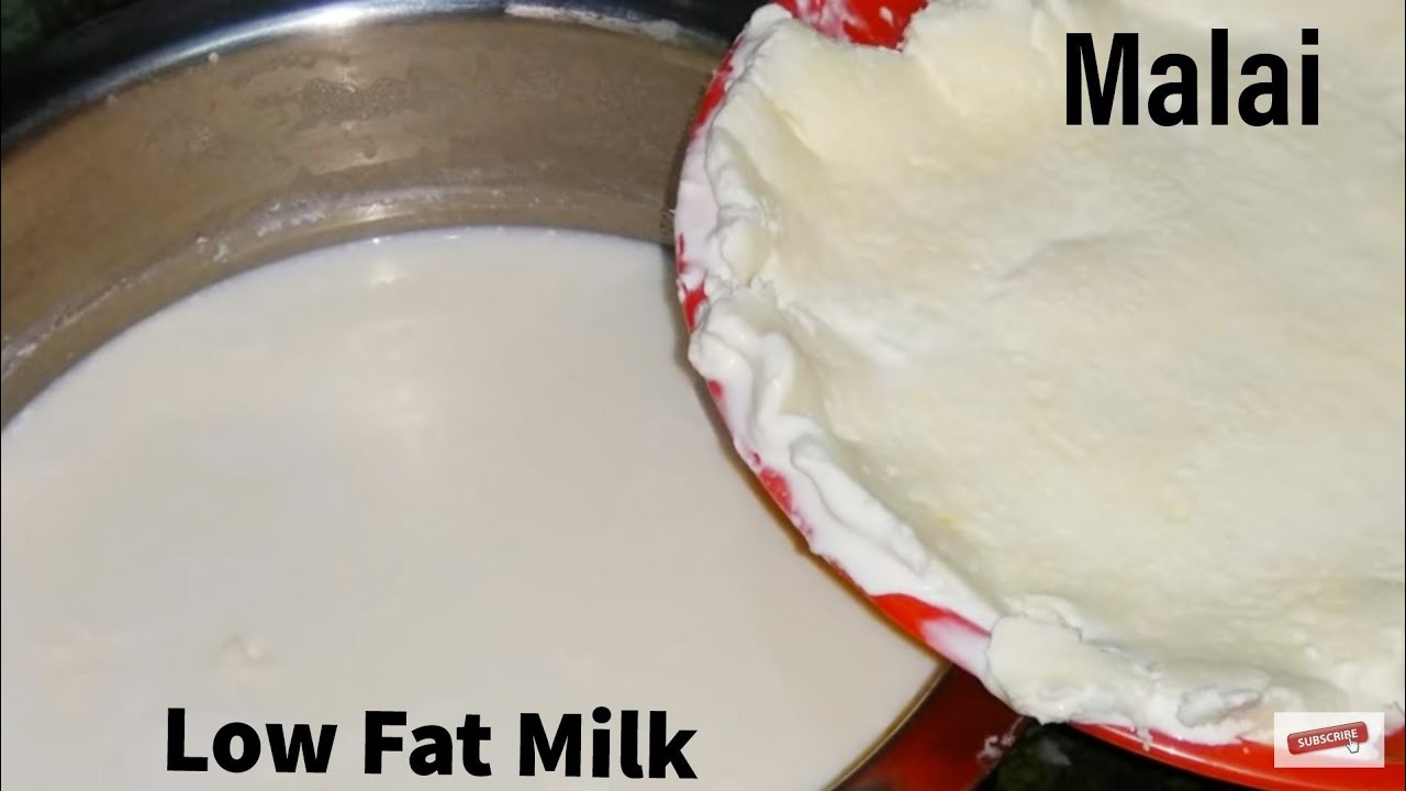 How to make skimmed milk (Low fat ) दूध में रोटी से भी मोटी मलाई लाने