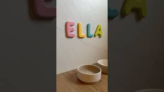 How I made my own ceramic letters with air dry clay #diy #clay #craft