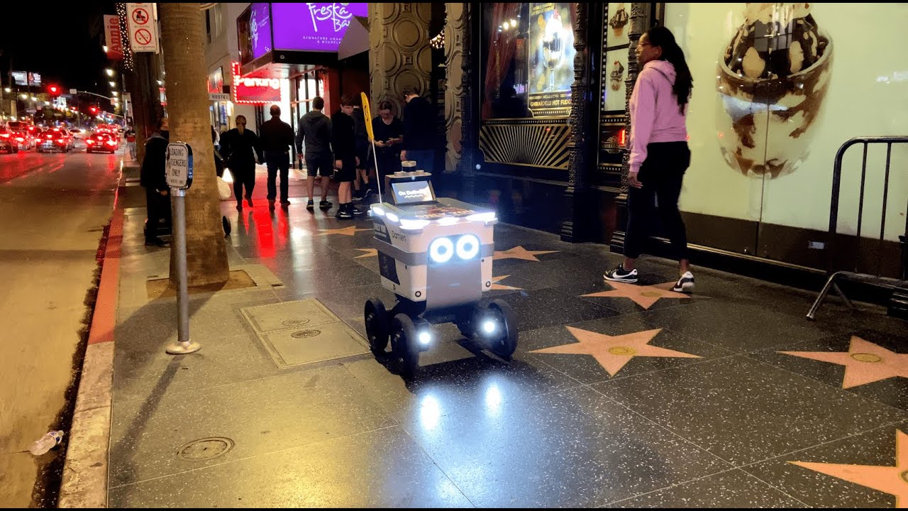 Hollywood Blvd At Night | Walk of Fame | Chinese Theatre | Dolby ...