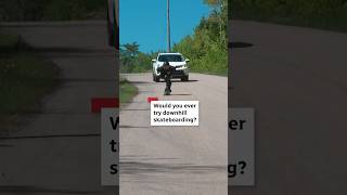 Would you ever try downhill skateboarding? #shorts