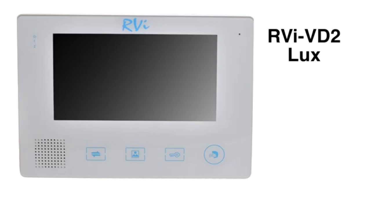 Видеообзор домофона RVi-VD2 LUX