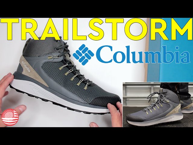 Columbia Men's Trailstorm Mid Waterproof Omni Heat Hiking Shoe