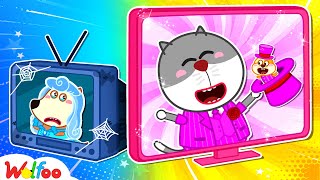 Small TV vs Big TV, Who is Super Star? - Lucy Feels Jealous - Wolfoo Kids Stories 🤩 Kids Cartoon