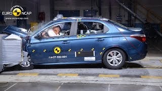 Peugeot 301 / Citroen C-Elysee Crash Test Euro Ncap - Youtube