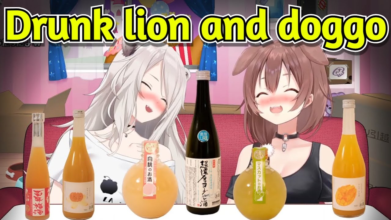 Two Lightweights After Drinking a Moderate Amount of Alcohol [Hololive/Korone/Botan]