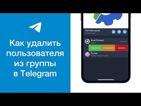 Как удалить пользователя из группы (группового чата) в Telegram