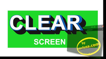 #how  #linux   #bash  #clear  screen on LInux