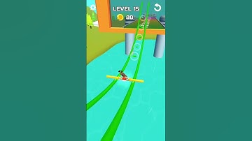stunt rails game level 15#shorts