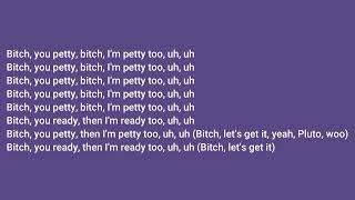 Lil Durk - Petty Too Ft  Future (Lyrics Video)