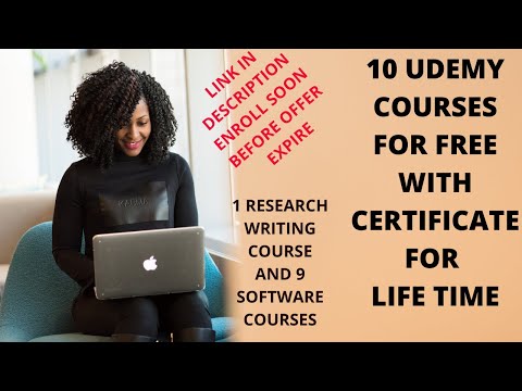 10 UDEMY FREE COURSES WITH CERTIFICATE FOR LIFE TIME(17-07-2020)