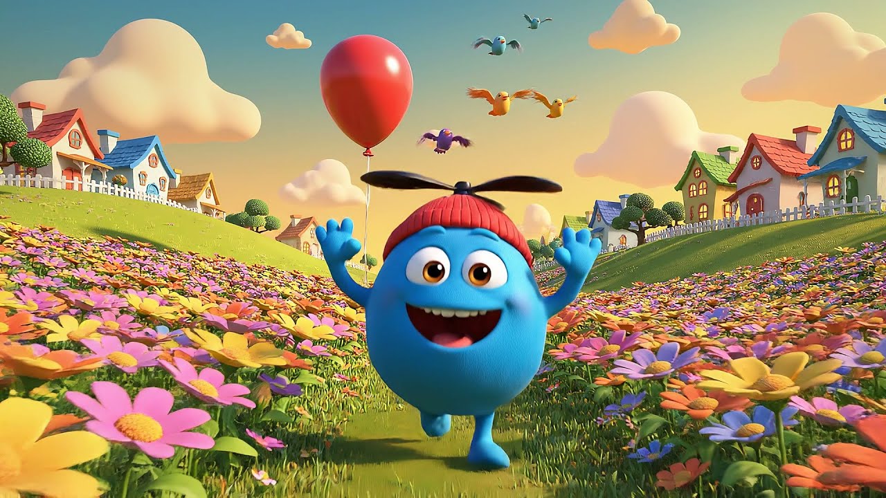 Roblox Funny Kid Floated on a Balloon | Kids Gaming Story & Fun Animation