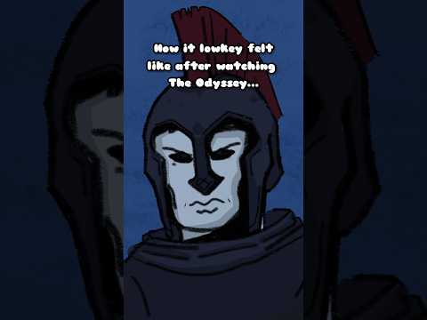 How it lowkey felt like after watching The Odyssey 🔥 #animation #meme #theodyssey #shorts