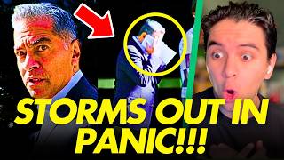 Xavier Becerra STORMS OUT of Presser and FLEES IN PANIC AFTER THIS!!