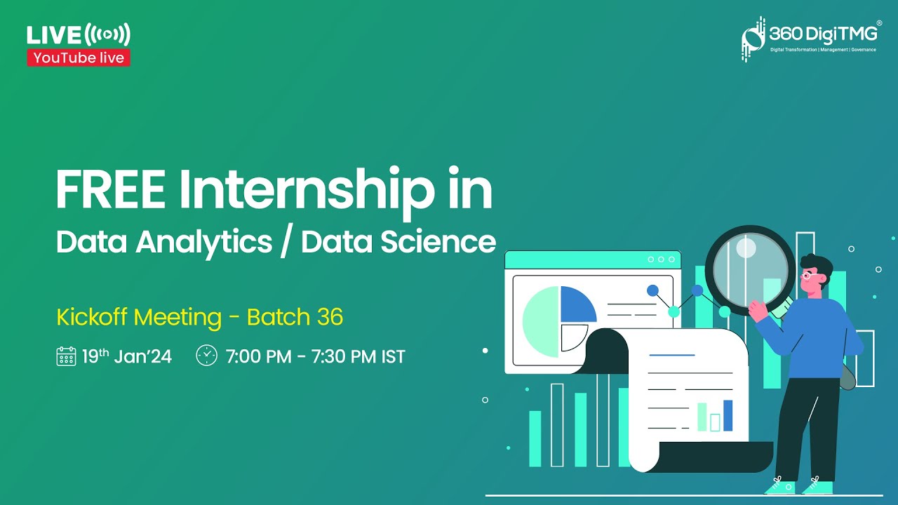 Free Data Analytics / Data Science Internship | Batch 36 | 360DigiTMG ...