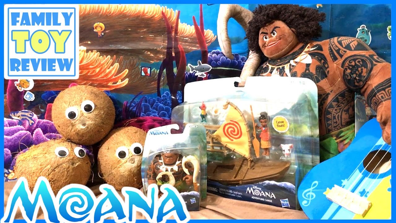 Disney Moana Singing Maui Doll MOANA Starlight ADVENTURE CANOE 모아나