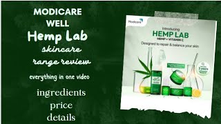 Modicare Hemp Lab Skincare Range Benefits | Product info screenshot 5