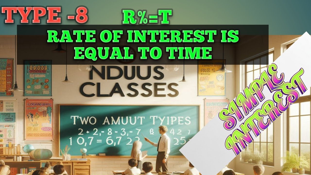 #SIMPLE INTEREST#RATE OF INTEREST IS EQUAL TO TIME