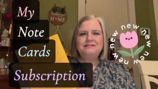 MY NOTECARDS SUBSCRIPTION
