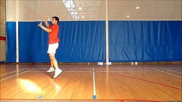 Badminton Footwork by Jimmy Lin, Part 1G: Block Jump